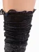 Sosete lycra negre cu fir metalizat si banda ajurata Gatta Spring Vibes WZ08 15 den