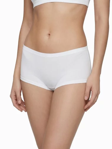 Set 2 perechi boxeri short bumbac cu talia joasa Cotonella GD461 0002