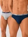 Set 2 perechi chiloti clasici bumbac talie joasa Cotonella GU016 0002