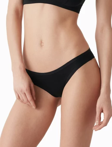 Set 3 perechi chiloti brazilieni bumbac cu talia joasa Cotonella GD139 0003