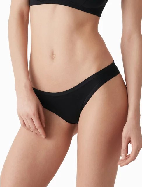 Set 3 perechi chiloti brazilieni bumbac cu talia joasa Cotonella GD139 0003