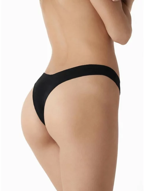 Set 3 perechi chiloti brazilieni bumbac v-cut Cotonella GD471 0003