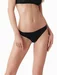 Set 3 perechi chiloti tanga bumbac cu talia joasa Cotonella 3489 0003