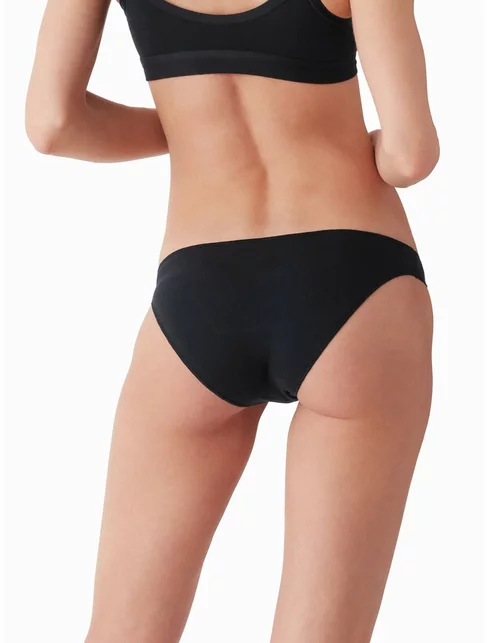 Set 3 perechi chiloti clasici bumbac cu talia joasa invisible trim Cotonella 3487 0003