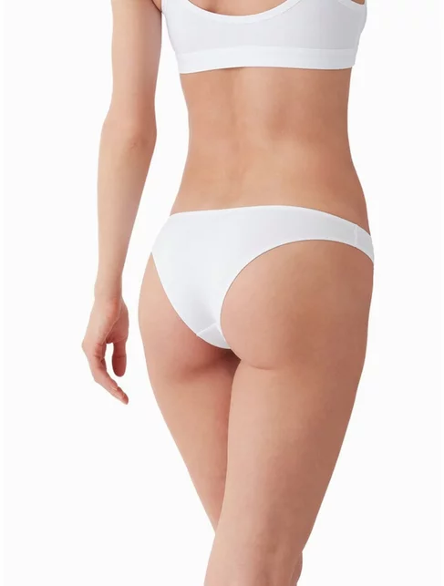 Set 3 perechi chiloti brazilieni bumbac cu talia joasa Cotonella 3490 0003