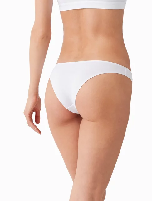 Set 3 perechi chiloti brazilieni bumbac cu talia joasa Cotonella 3490 0003