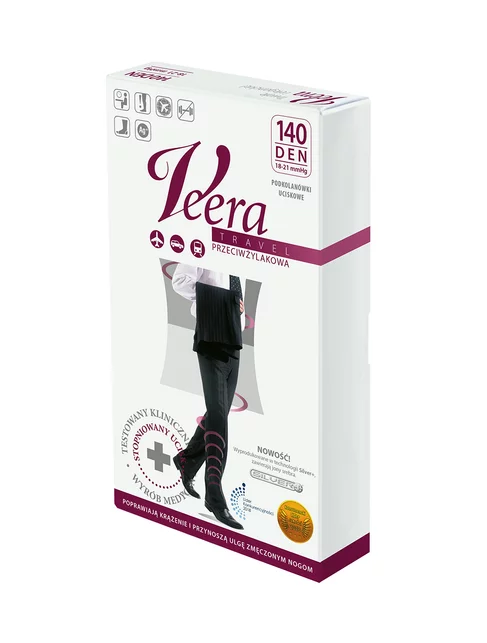 Sosete barbati bumbac lungi compresie ridicata CL 1 (18-21 mmHg) Veera 140 den