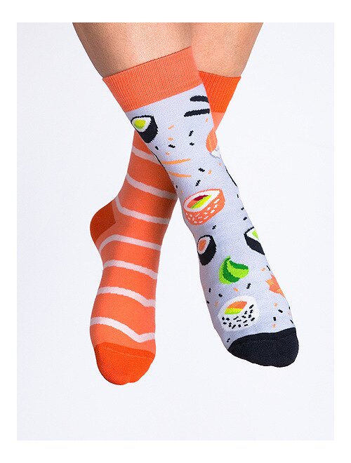 Sosete colorate cu sushi Nanushki Sushi Socks bumbac imagine noua lenjerie-femei.ro