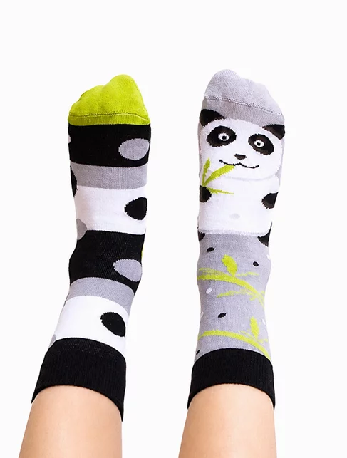 Sosete copii cu model Nanushki Lazy Panda Kids
