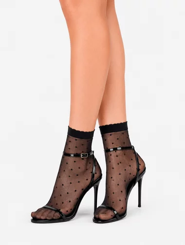 Sosete lycra cu buline Sosetaria Bliss 20 den