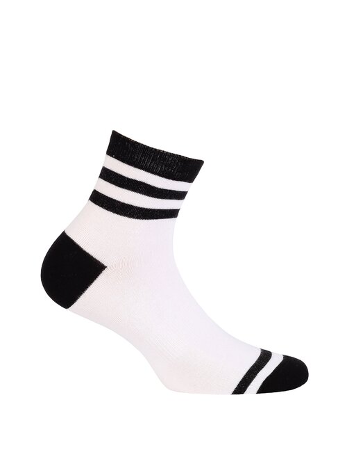 Sosete bumbac fine cu dungi negre Wola Be Active W94.1S0.700