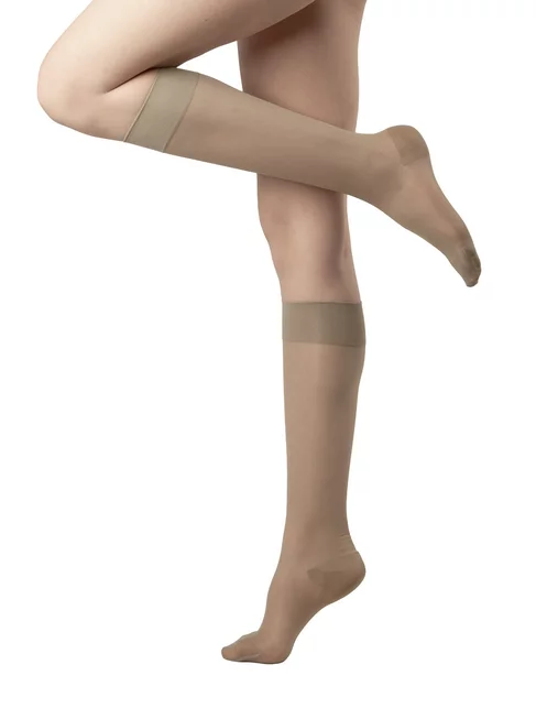 Sosete lungi compresie medie de preventie (13-17 mmHg) Veera 70 den