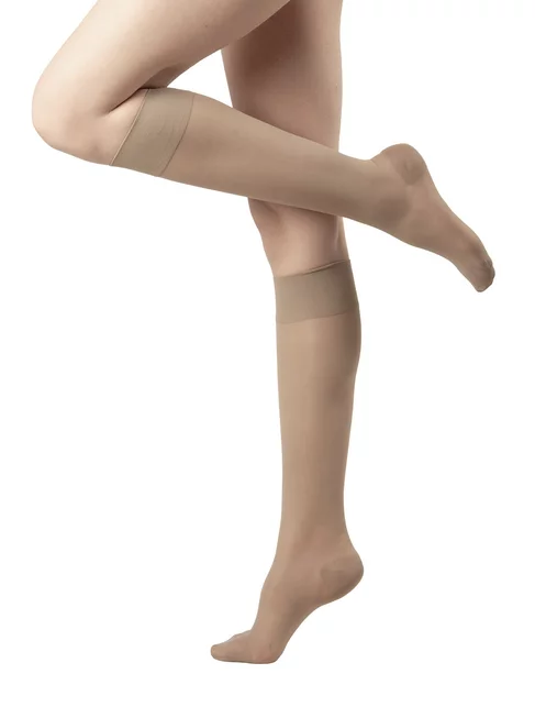 Sosete lungi compresie usoara de preventie (8-12 mmHg) Veera 40 den