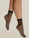 Sosete lycra negre cu fluturasi negri Knittex Float 20 den