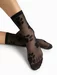 Sosete lycra negre cu model Fiore Pawpaw 20 den