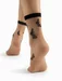 Sosete lycra nude cu fluturasi negri Fiore Summer 15 den