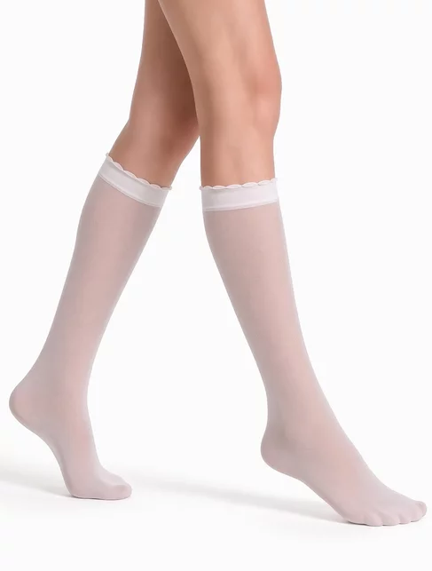 Sosete fete microfibra lungi sub genunchi Conte Elegant Princess 40 den