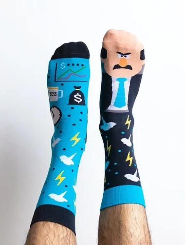 Sosete model unisex Nanushki Big Cheese