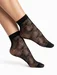 Sosete negre cu model jacquard Knittex Valentina 20 den