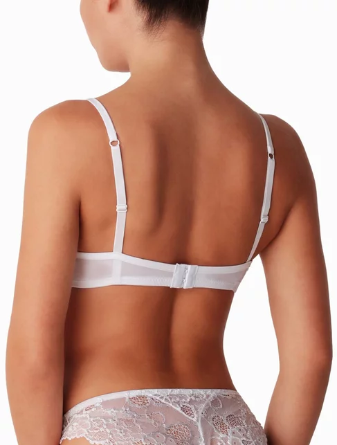 Sutien microfibra T-shirt buretat cu sarme Cotonella CD019 00B1