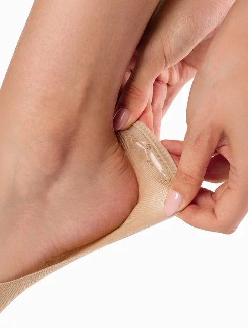 Talpici bumbac cu silicon aplicat la calcai Marilyn Cotton Anti-Slip
