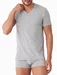 Tricou bumbac barbati cu decolteu in V Cotonella AU297 0001