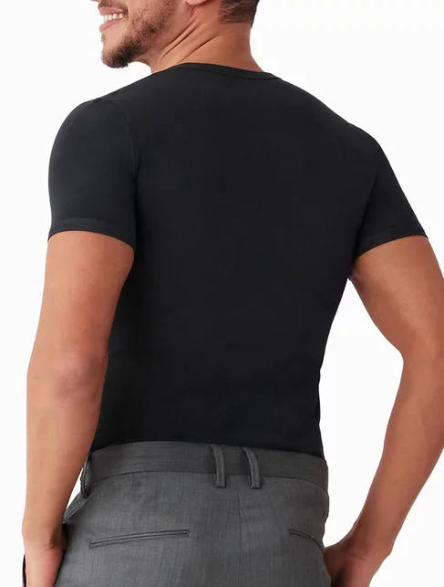 Tricou bumbac barbati decolteu rotund Cotonella GU006 0001