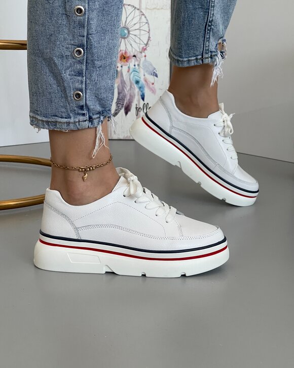 Pantofi Casual Albi Din Piele Naturala AW349