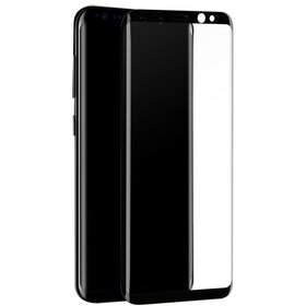Folie de sticla cu margini negre PREMIUM pentru Galaxy S9