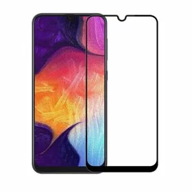 Folie de sticla (Tempered Glass) Premium cu margini colorate pentru Galaxy A40