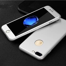 Husa 360 pentru iPhone 7 Plus Silver