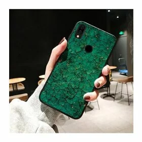 Husa protectie cu model marble pentru Huawei P30 Green