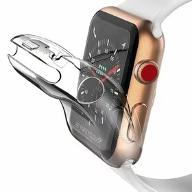 Husa protectie tip Full Body TPU Transparent pentru Apple Watch