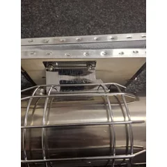 Afumător inox profesional ranforsat, capac conic picture - 2