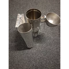 Afumător inox profesional ranforsat, capac rotund, cu cilindru picture - 2