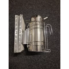 Afumător inox standard ranforsat, capac rotund, cu cilindru