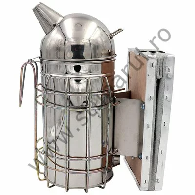 Afumator inox model american cu cilindru picture - 2