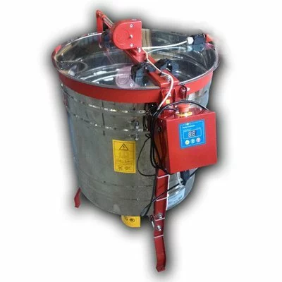 Centrifuga apicola radiala inox 20 rame actionare manuala si electrica 220V si 12 V semiautomata OPTIMA Lyson picture - 2