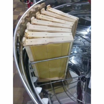 Centrifuga apicola radiala inox 42 / 42 / 18 rame electrica 220V actionare superioara full automat Lyson picture - 3