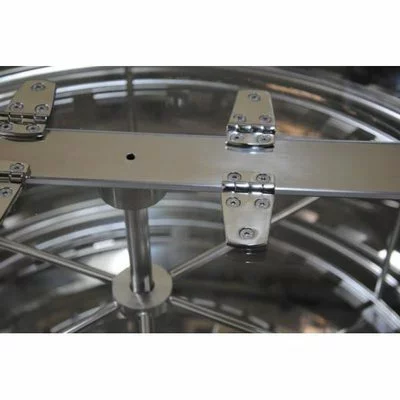 Centrifuga apicola reversibila inox 12 rame cuib electrica 220V full automat Lyson Premium Line picture - 2