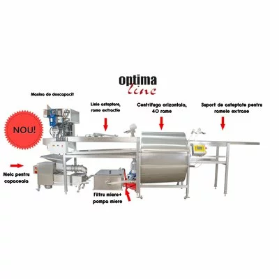 Linie de descapacire si extractie a mierii, 40 de rame. OPTIMA Line Lyson picture - 3