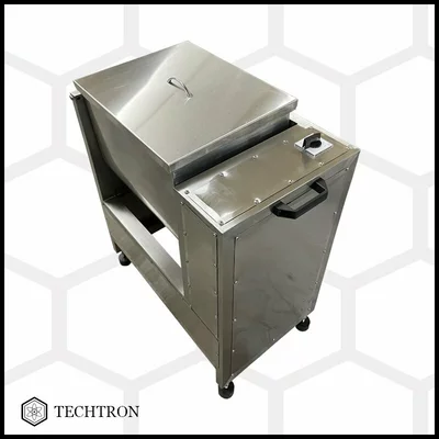 Malaxor pentru turtă apicolă 30 kg, inox alimentar #304, 2,2 kW – Techtron picture - 4