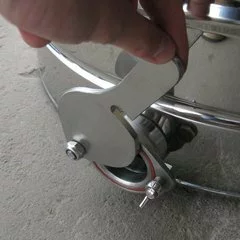 Maturator inox canea inox 280kg miere 200 litri cu manere Lyson picture - 4