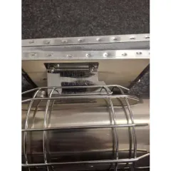 Afumător inox profesional ranforsat, capac conic picture - 2