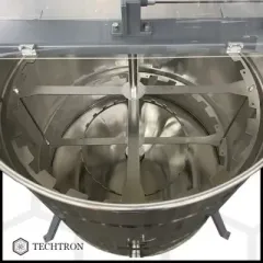 Centrifuga apicola combinata 20 rame multietajat 3/4 radial sau 4 rame cuib 1/1 tangential, inox alimentar AISI 304, Ø750 mm, electrica 220V/12V 280W - PREMIUM Techtron picture - 2