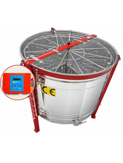 Centrifuga apicola reversibila inox 12 rame multietajat electrica 220V full automat Lyson