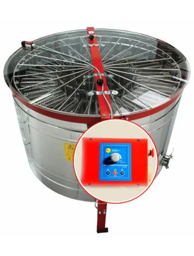Centrifuga apicola reversibila inox 16 rame multietajat electrica 220V semiautomata Lyson