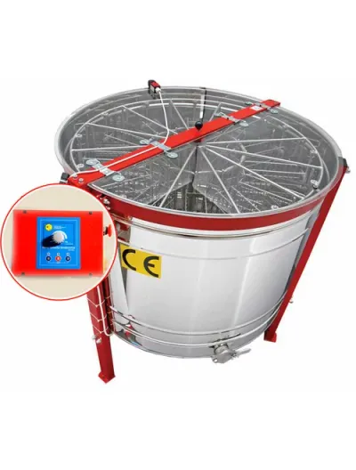 Centrifuga apicola reversibila inox 8 rame cuib electrica 220V semiautomata Lyson picture - 1