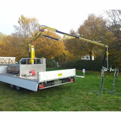 Macara apicola cu brat 4,9 m incarcatura maxima la varf 200kg