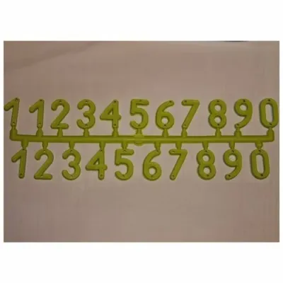 Placa 21 cifre numerotat stupi